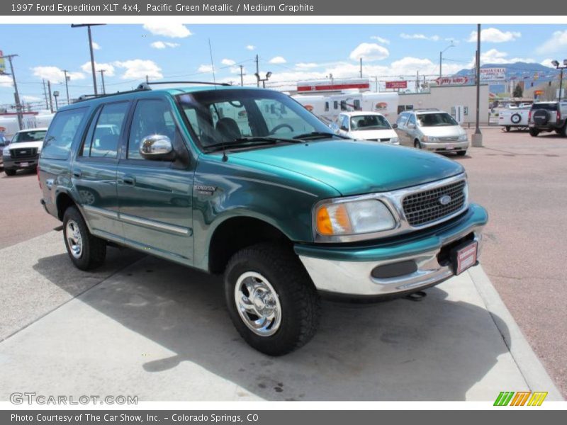 Pacific Green Metallic / Medium Graphite 1997 Ford Expedition XLT 4x4