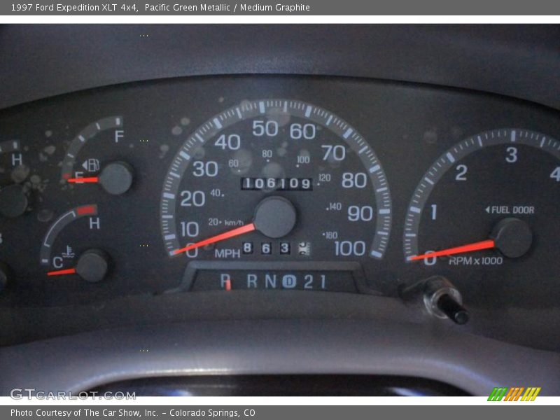 Pacific Green Metallic / Medium Graphite 1997 Ford Expedition XLT 4x4