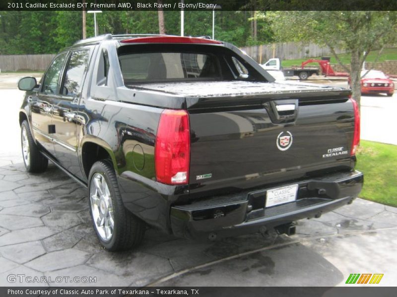 Black Raven / Ebony/Ebony 2011 Cadillac Escalade EXT Premium AWD