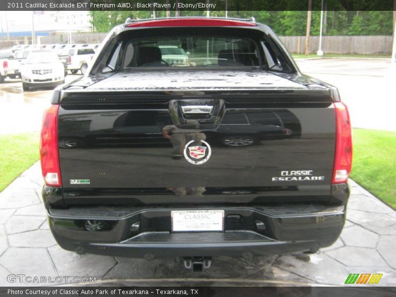 Black Raven / Ebony/Ebony 2011 Cadillac Escalade EXT Premium AWD