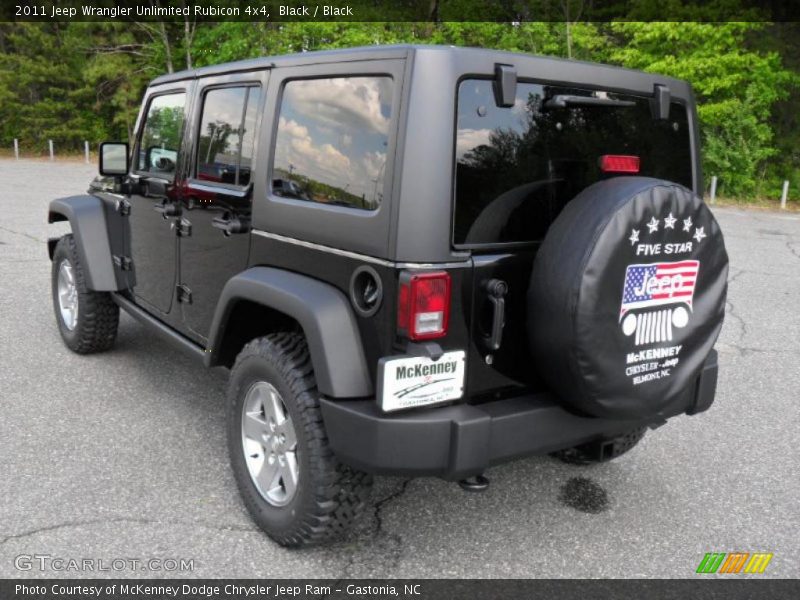Black / Black 2011 Jeep Wrangler Unlimited Rubicon 4x4