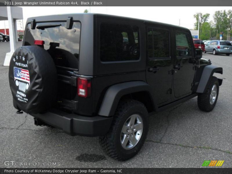 Black / Black 2011 Jeep Wrangler Unlimited Rubicon 4x4