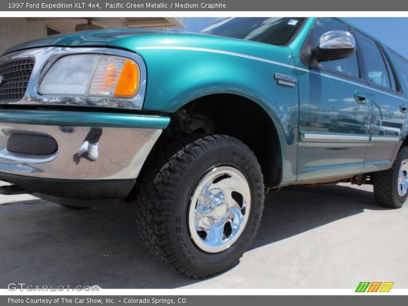 Pacific Green Metallic / Medium Graphite 1997 Ford Expedition XLT 4x4
