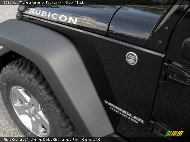 Black / Black 2011 Jeep Wrangler Unlimited Rubicon 4x4