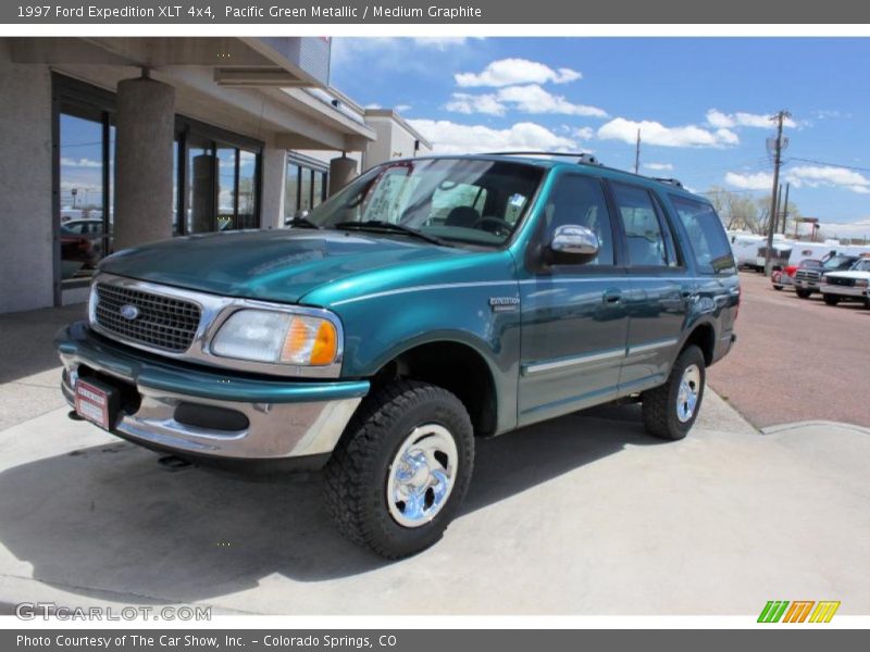 Pacific Green Metallic / Medium Graphite 1997 Ford Expedition XLT 4x4