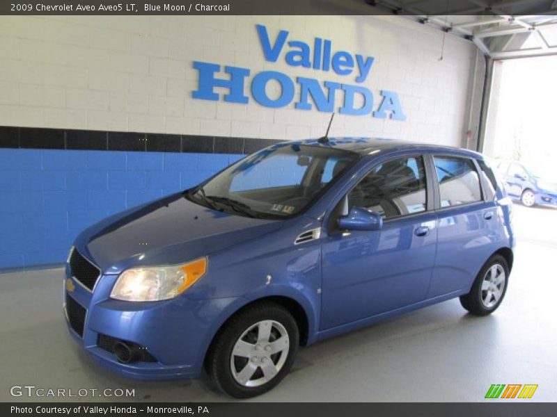 Blue Moon / Charcoal 2009 Chevrolet Aveo Aveo5 LT