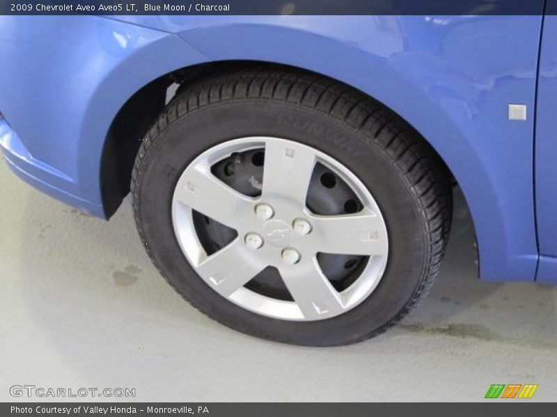 Blue Moon / Charcoal 2009 Chevrolet Aveo Aveo5 LT