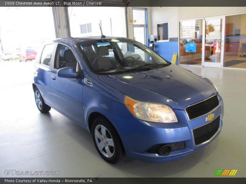 Blue Moon / Charcoal 2009 Chevrolet Aveo Aveo5 LT