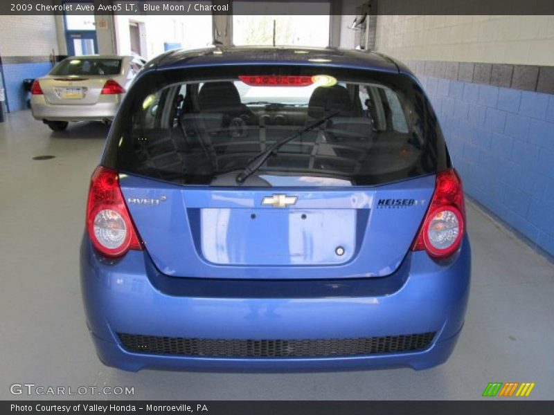 Blue Moon / Charcoal 2009 Chevrolet Aveo Aveo5 LT