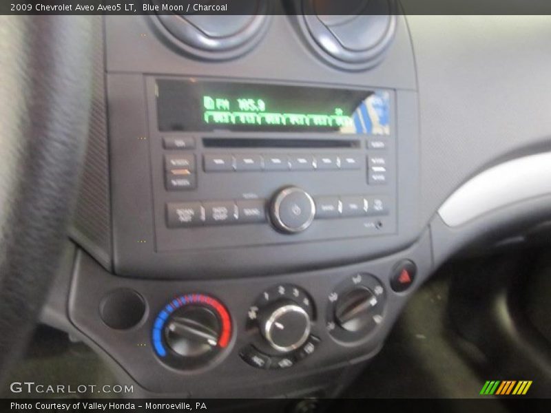 Blue Moon / Charcoal 2009 Chevrolet Aveo Aveo5 LT