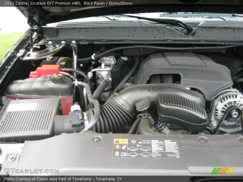  2011 Escalade EXT Premium AWD Engine - 6.2 Liter OHV 16-Valve VVT Flex-Fuel V8