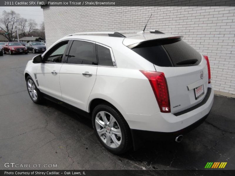 Platinum Ice Tricoat / Shale/Brownstone 2011 Cadillac SRX FWD
