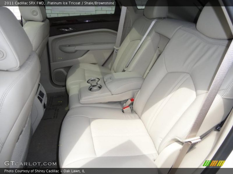 Platinum Ice Tricoat / Shale/Brownstone 2011 Cadillac SRX FWD