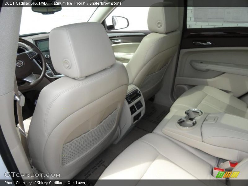 Platinum Ice Tricoat / Shale/Brownstone 2011 Cadillac SRX FWD