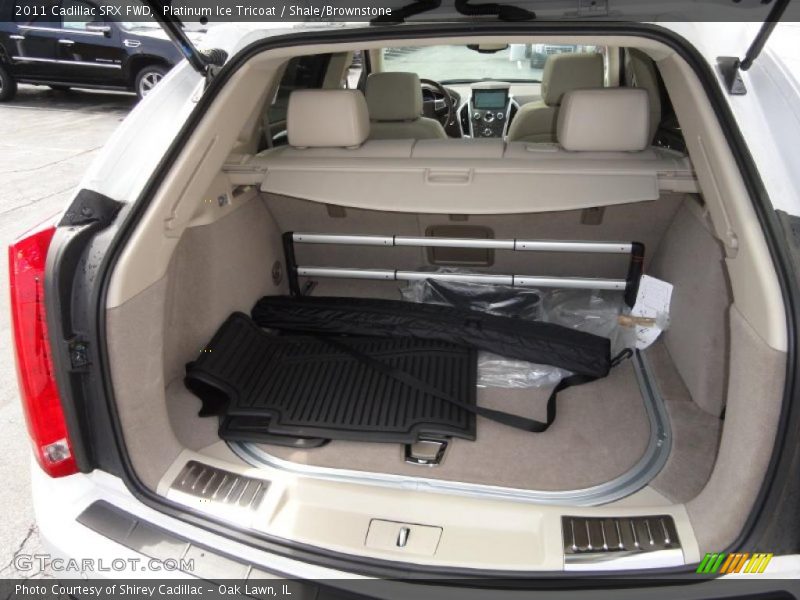 Platinum Ice Tricoat / Shale/Brownstone 2011 Cadillac SRX FWD
