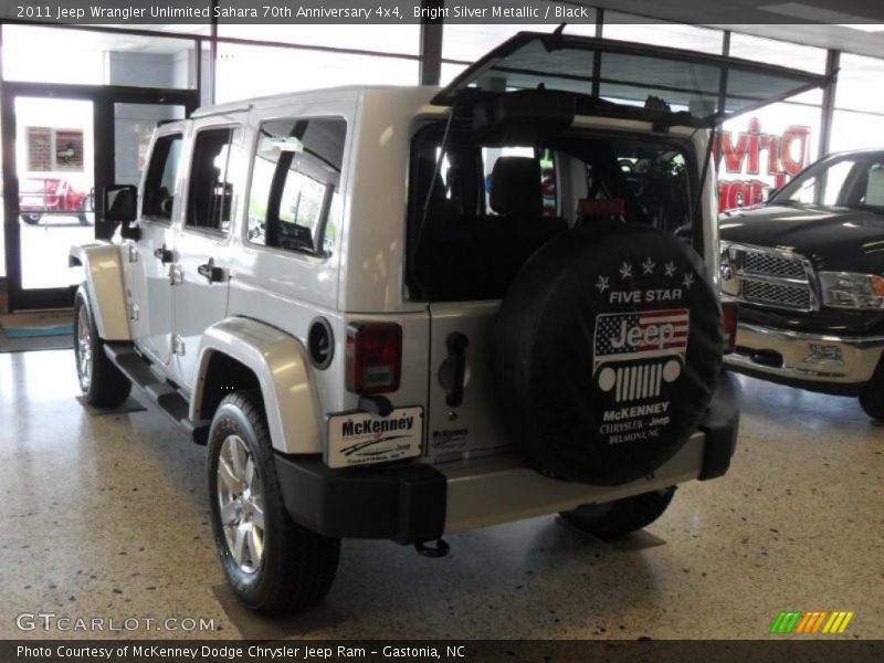 Bright Silver Metallic / Black 2011 Jeep Wrangler Unlimited Sahara 70th Anniversary 4x4
