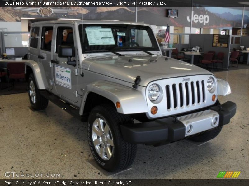 Bright Silver Metallic / Black 2011 Jeep Wrangler Unlimited Sahara 70th Anniversary 4x4