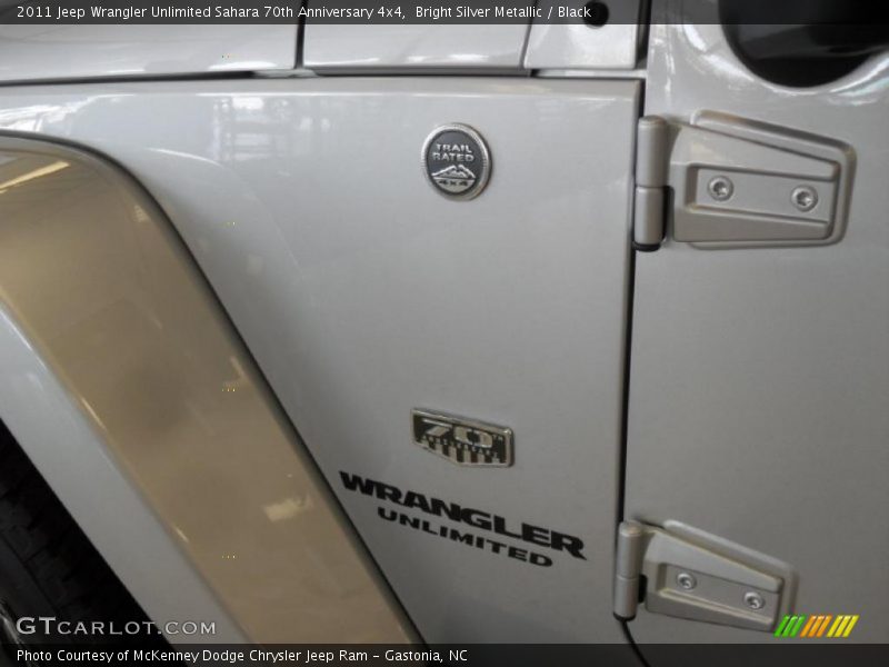  2011 Wrangler Unlimited Sahara 70th Anniversary 4x4 Logo