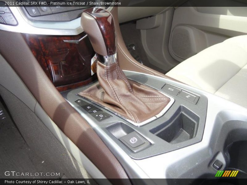 Platinum Ice Tricoat / Shale/Brownstone 2011 Cadillac SRX FWD