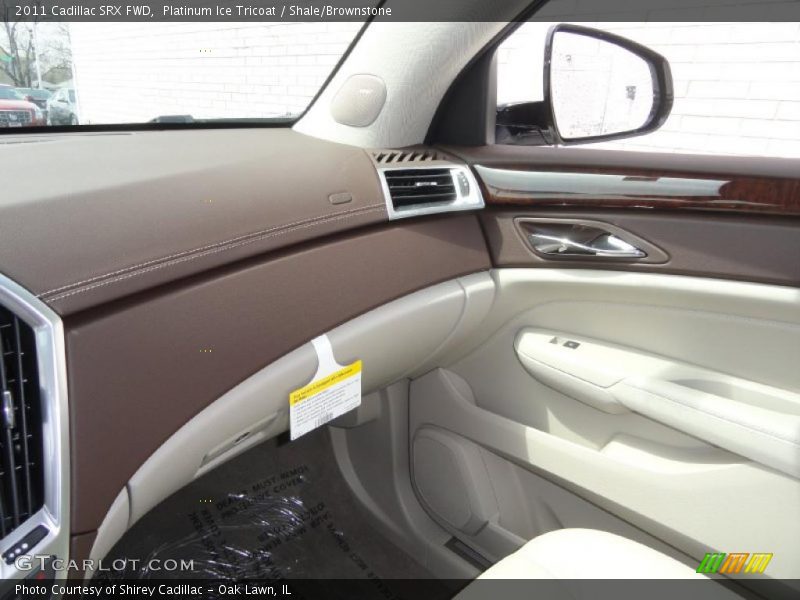 Platinum Ice Tricoat / Shale/Brownstone 2011 Cadillac SRX FWD