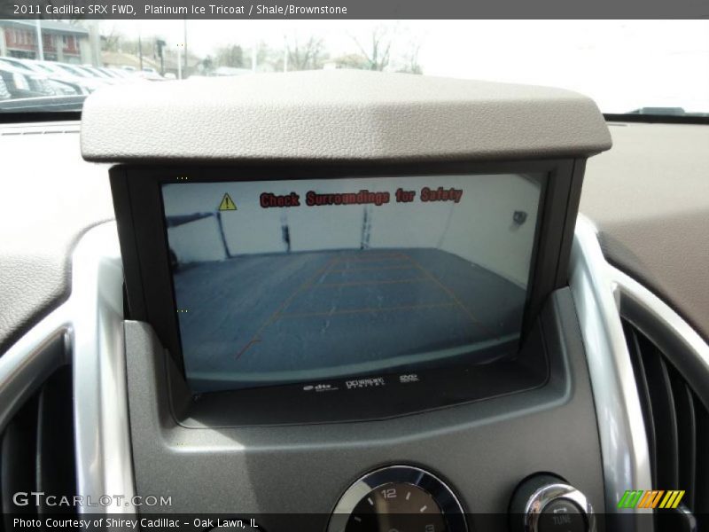 Platinum Ice Tricoat / Shale/Brownstone 2011 Cadillac SRX FWD