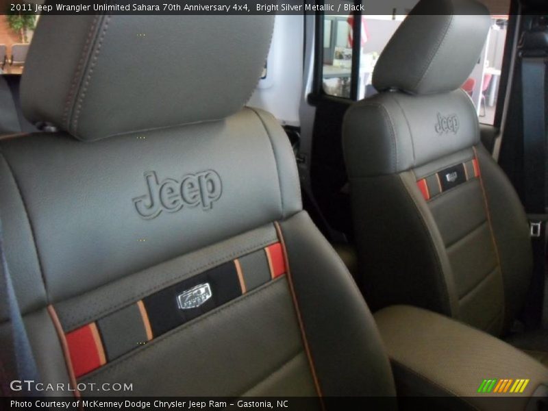  2011 Wrangler Unlimited Sahara 70th Anniversary 4x4 Black Interior