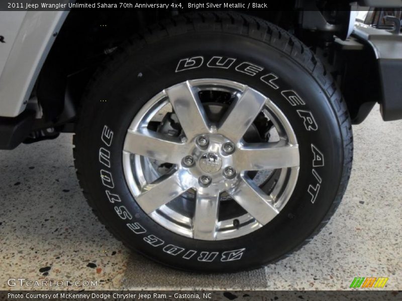  2011 Wrangler Unlimited Sahara 70th Anniversary 4x4 Wheel