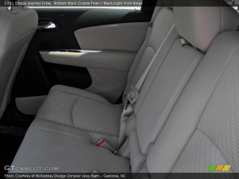 Brilliant Black Crystal Pearl / Black/Light Frost Beige 2011 Dodge Journey Crew