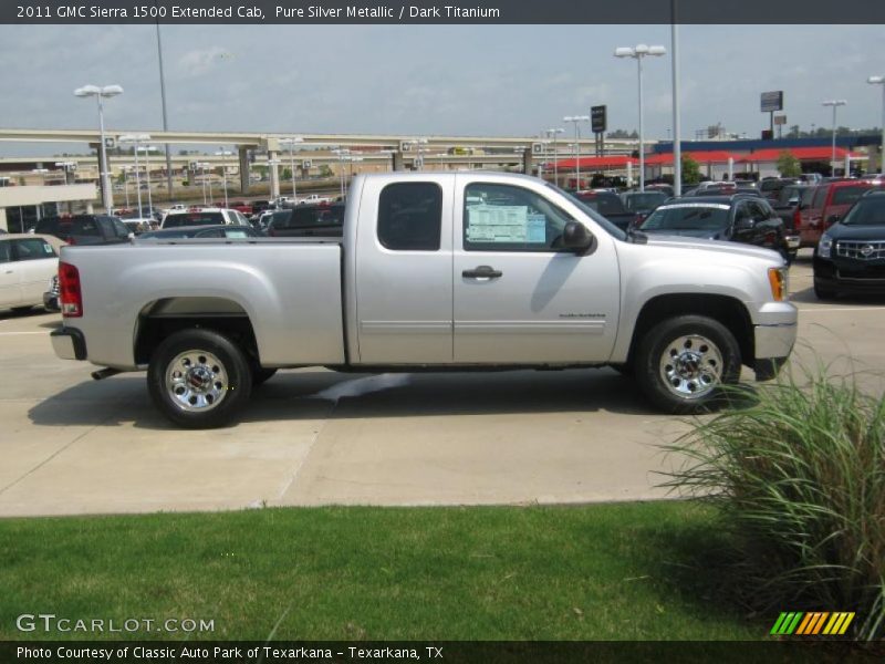 2011 Sierra 1500 Extended Cab Pure Silver Metallic