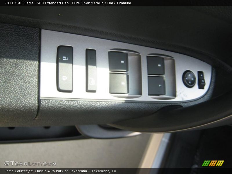 Pure Silver Metallic / Dark Titanium 2011 GMC Sierra 1500 Extended Cab