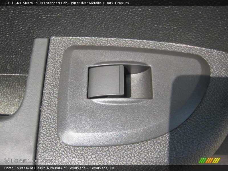 Pure Silver Metallic / Dark Titanium 2011 GMC Sierra 1500 Extended Cab