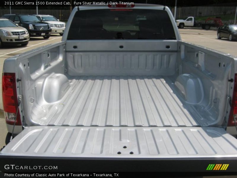 Pure Silver Metallic / Dark Titanium 2011 GMC Sierra 1500 Extended Cab