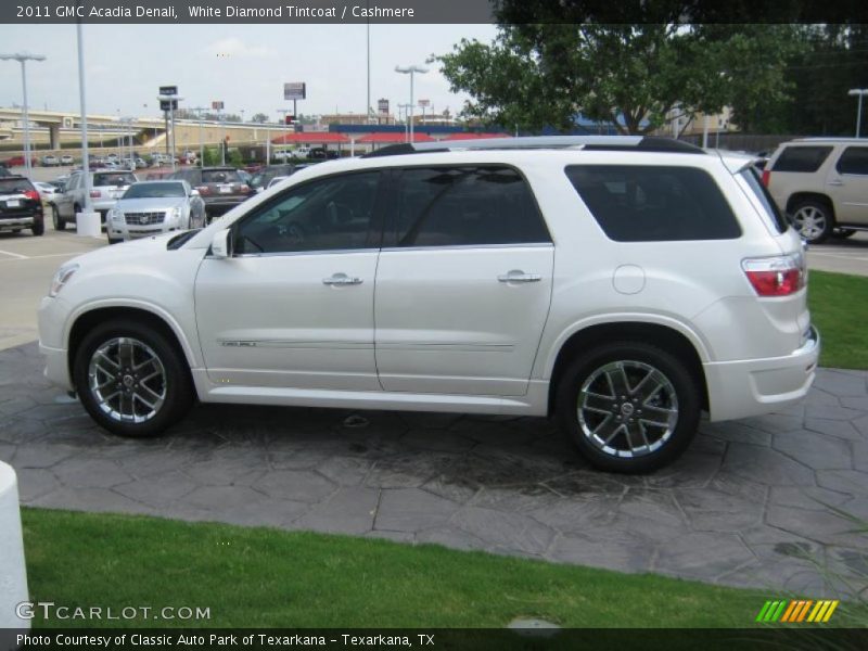 White Diamond Tintcoat / Cashmere 2011 GMC Acadia Denali
