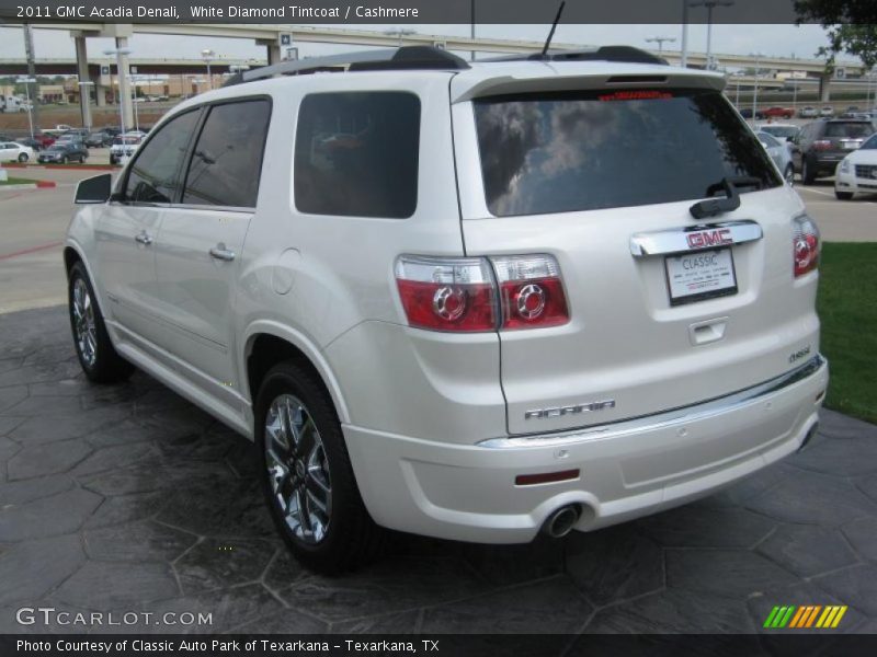 White Diamond Tintcoat / Cashmere 2011 GMC Acadia Denali