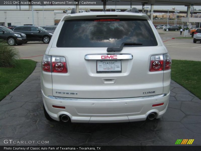 White Diamond Tintcoat / Cashmere 2011 GMC Acadia Denali