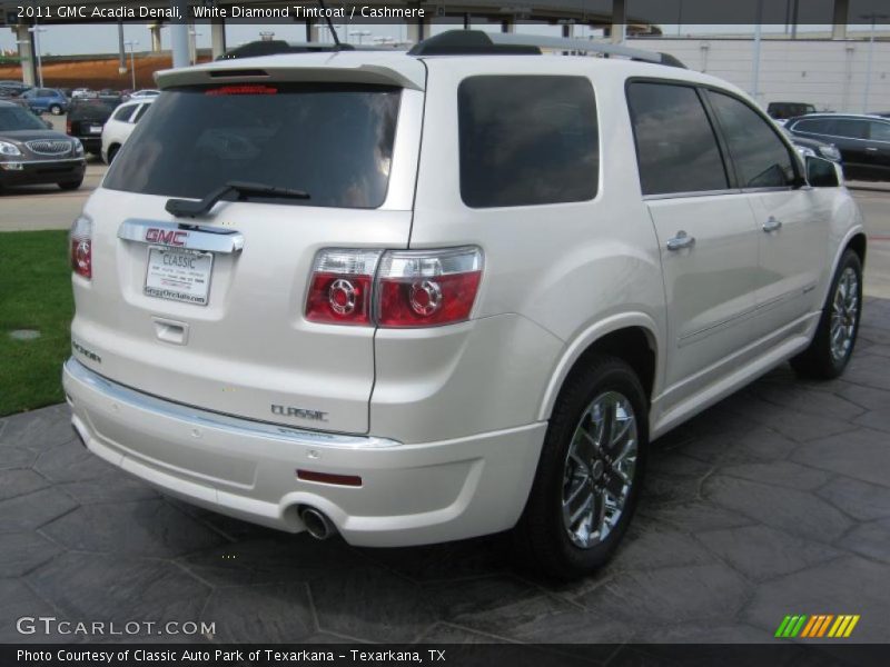 White Diamond Tintcoat / Cashmere 2011 GMC Acadia Denali