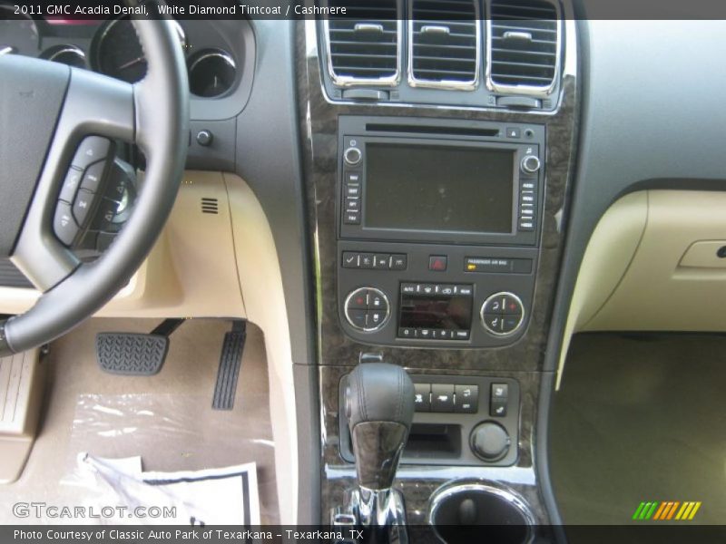 White Diamond Tintcoat / Cashmere 2011 GMC Acadia Denali