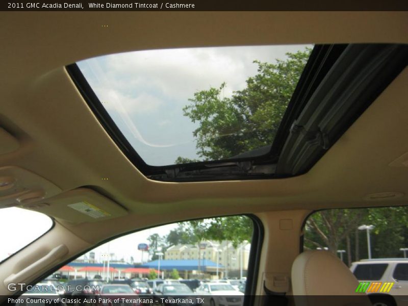 White Diamond Tintcoat / Cashmere 2011 GMC Acadia Denali