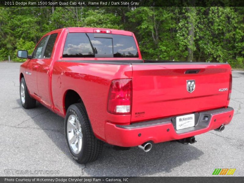 2011 Ram 1500 Sport Quad Cab 4x4 Flame Red