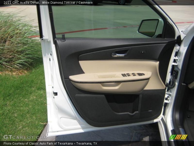 White Diamond Tintcoat / Cashmere 2011 GMC Acadia Denali