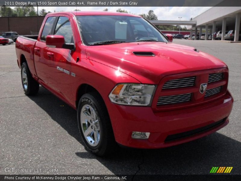 2011 Ram 1500 Sport Quad Cab 4x4 Flame Red