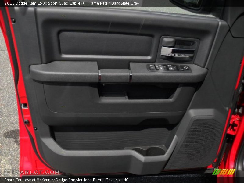 Flame Red / Dark Slate Gray 2011 Dodge Ram 1500 Sport Quad Cab 4x4