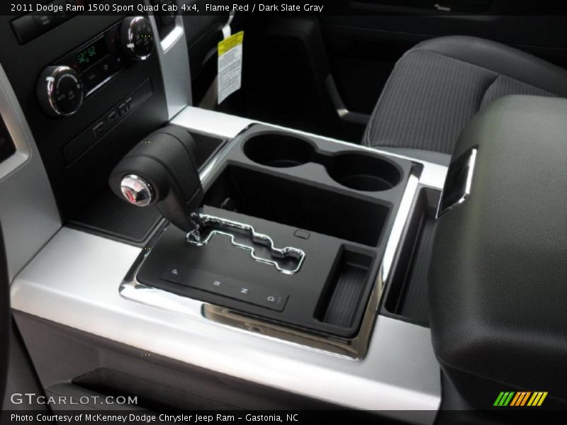 Flame Red / Dark Slate Gray 2011 Dodge Ram 1500 Sport Quad Cab 4x4
