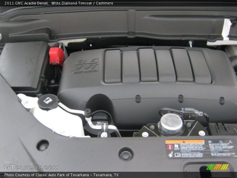White Diamond Tintcoat / Cashmere 2011 GMC Acadia Denali