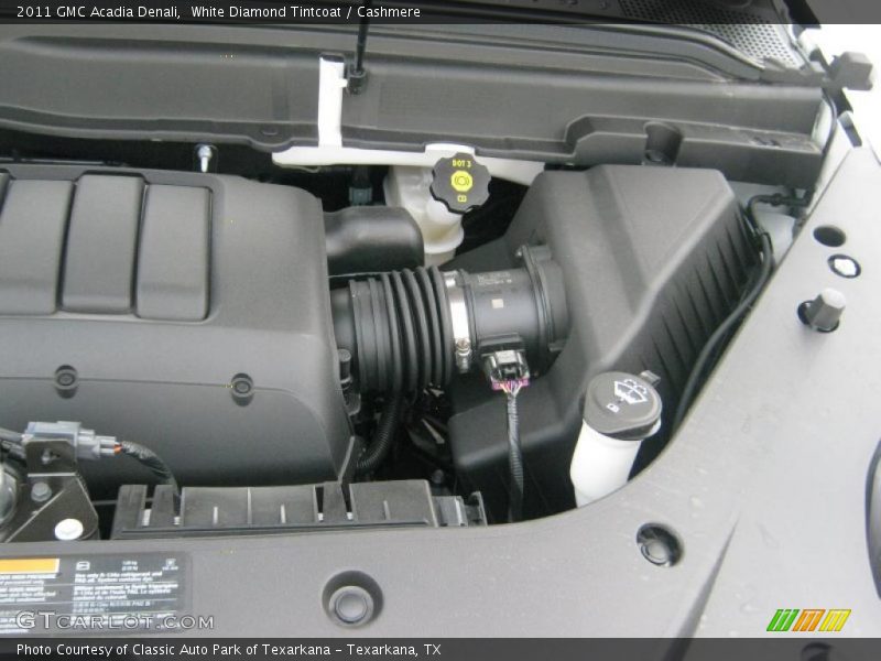 White Diamond Tintcoat / Cashmere 2011 GMC Acadia Denali