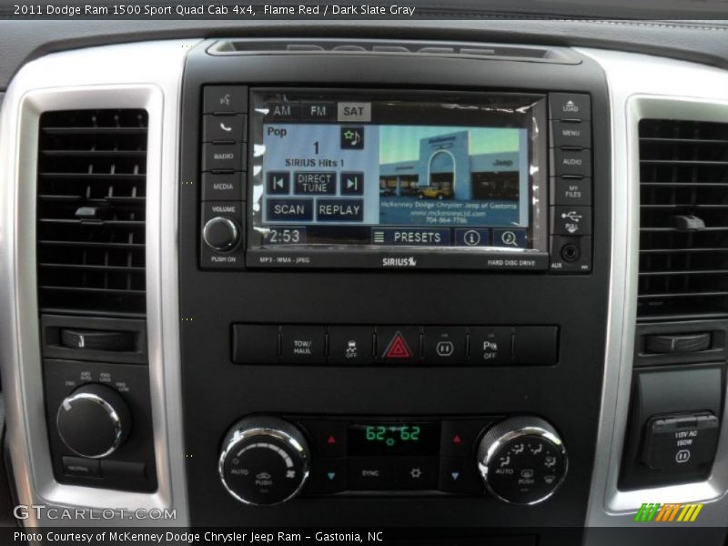 Flame Red / Dark Slate Gray 2011 Dodge Ram 1500 Sport Quad Cab 4x4