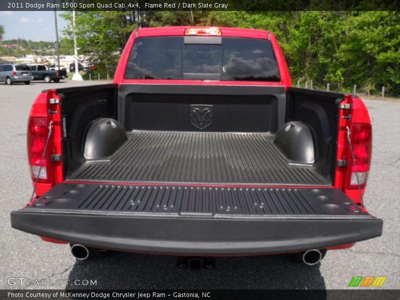 Flame Red / Dark Slate Gray 2011 Dodge Ram 1500 Sport Quad Cab 4x4