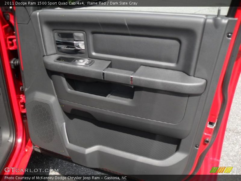 Flame Red / Dark Slate Gray 2011 Dodge Ram 1500 Sport Quad Cab 4x4