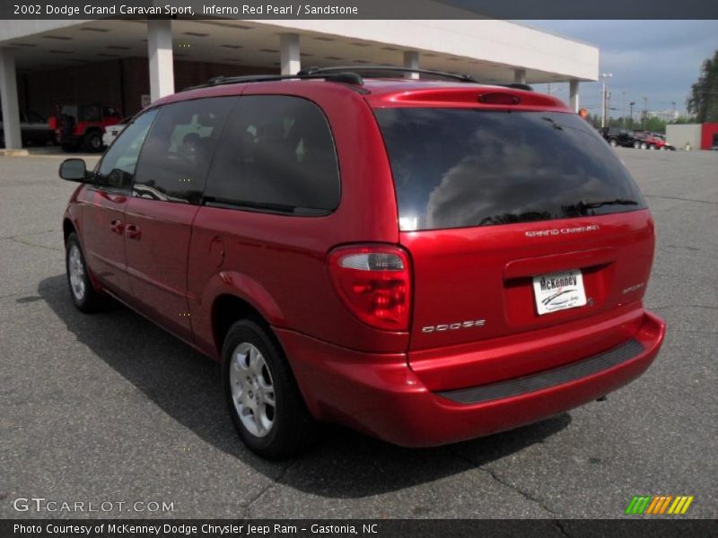 Inferno Red Pearl / Sandstone 2002 Dodge Grand Caravan Sport