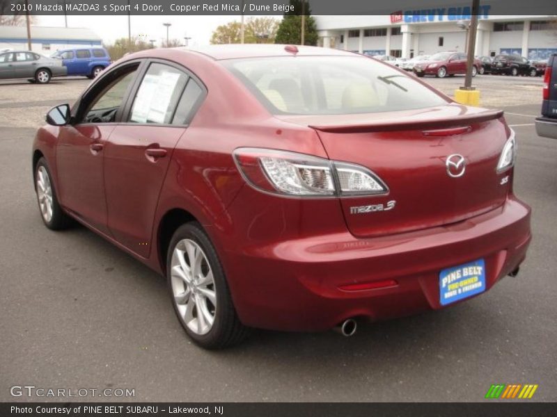 Copper Red Mica / Dune Beige 2010 Mazda MAZDA3 s Sport 4 Door
